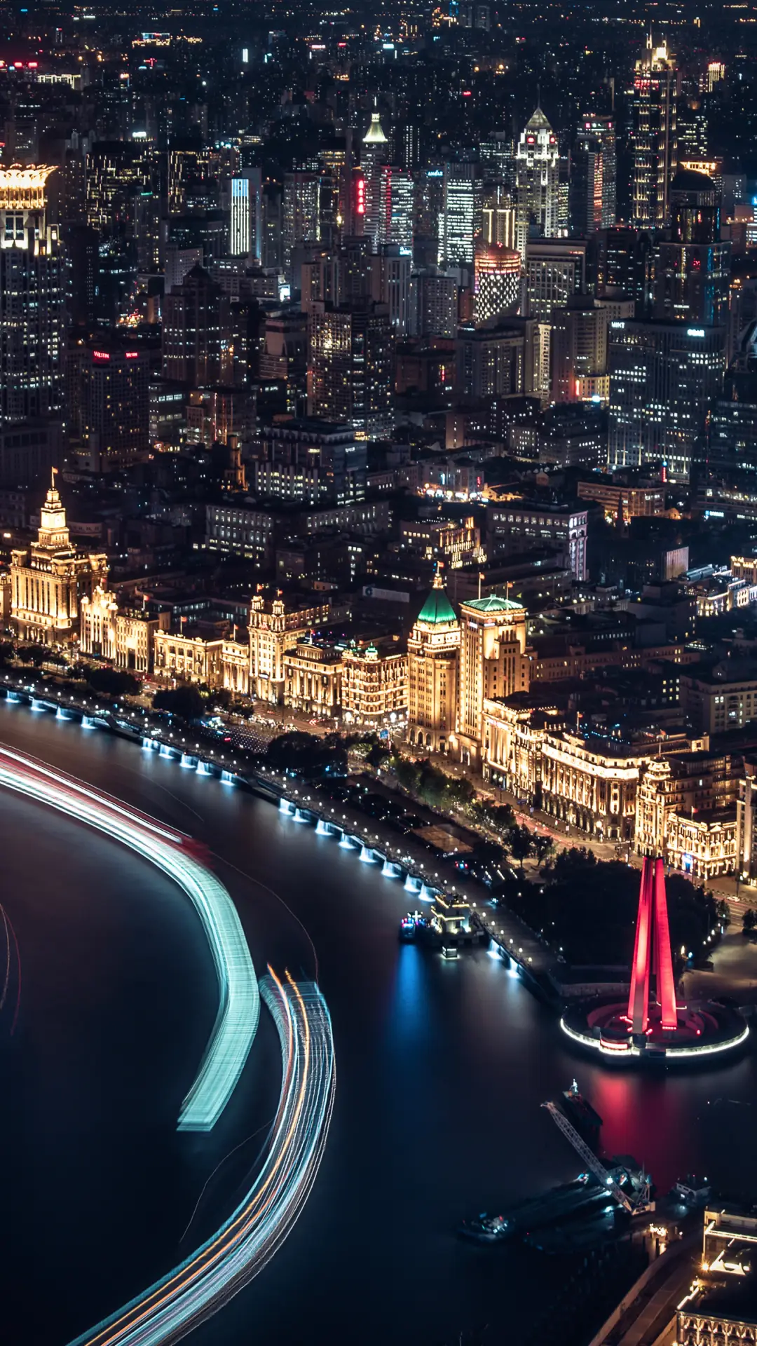 灯光为笔大地为画