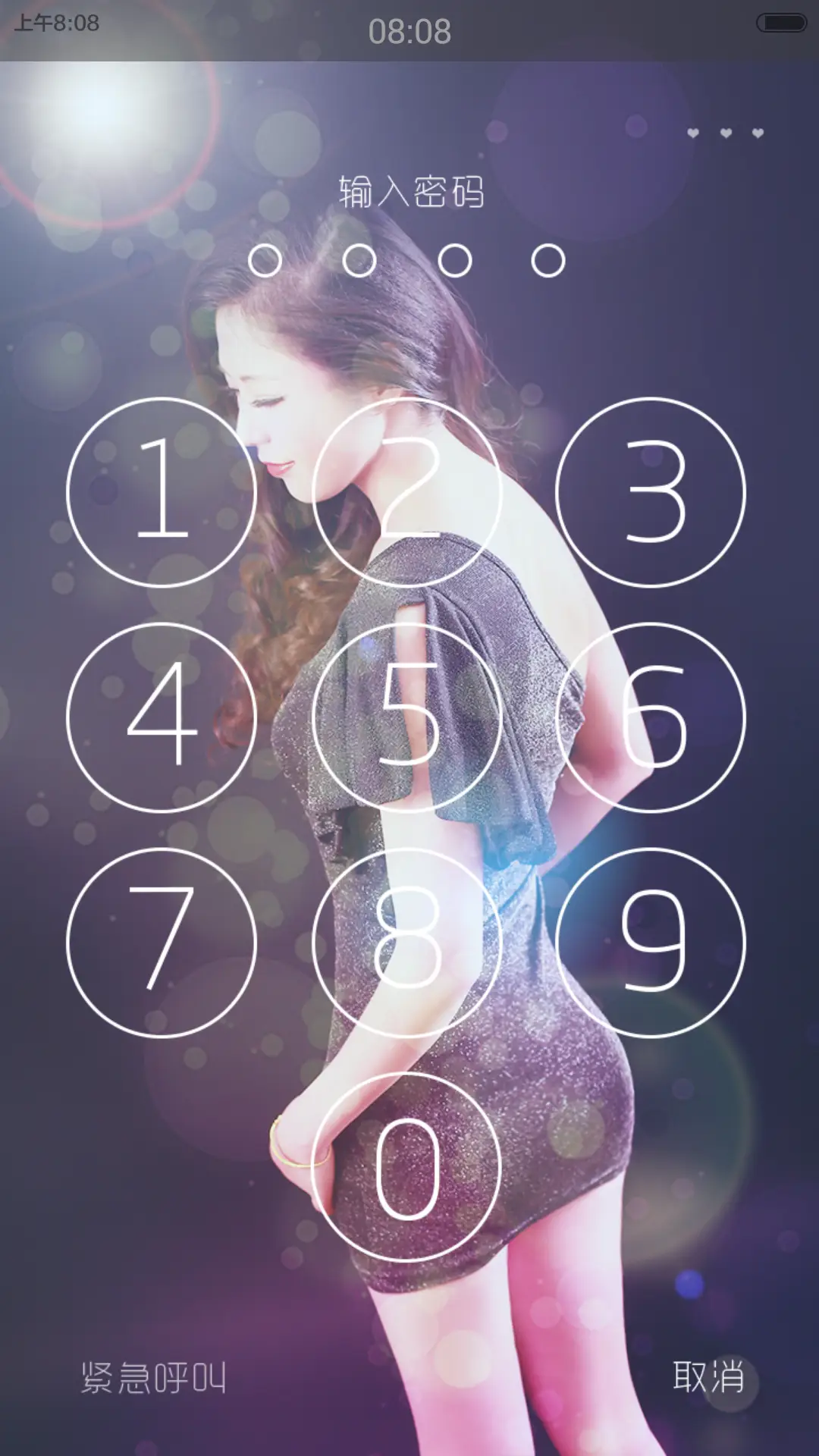 性感的喵喵（好评返现+密码锁屏+自由桌面）