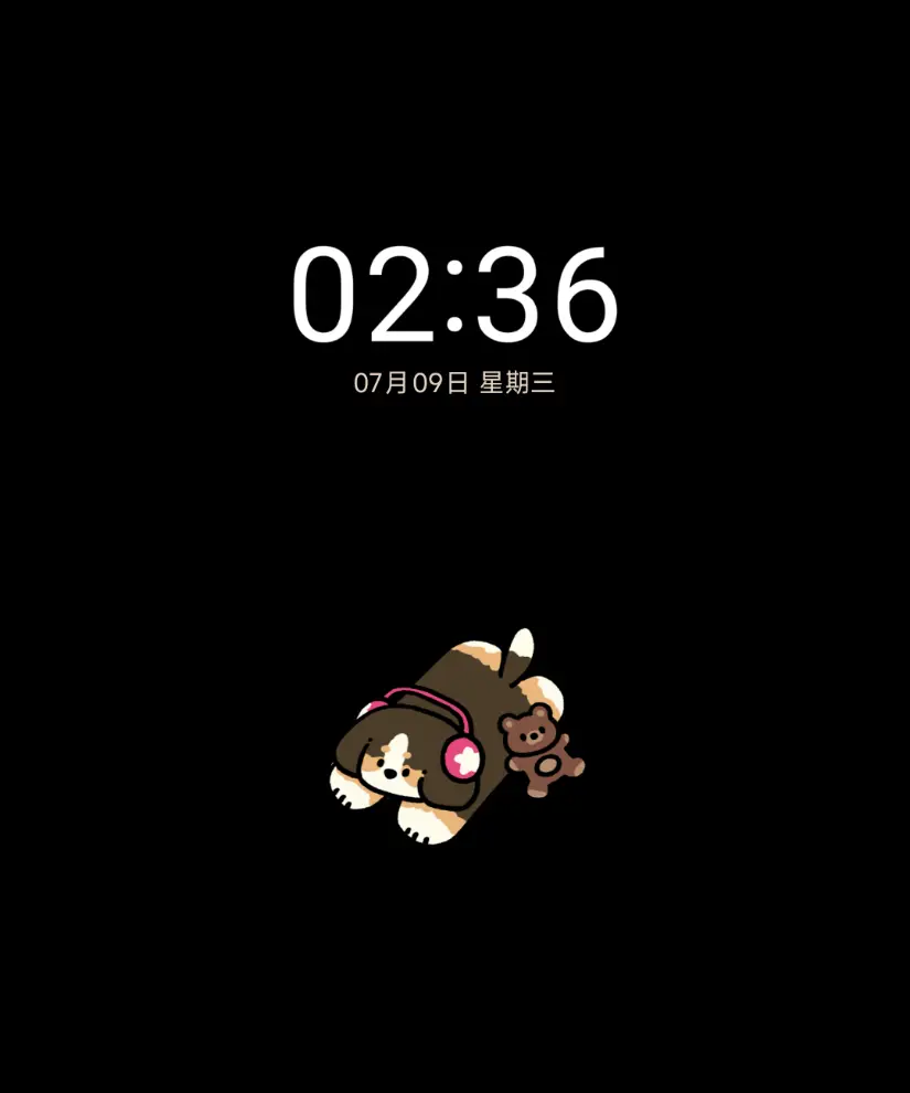 涂鸦焦糖小狗
