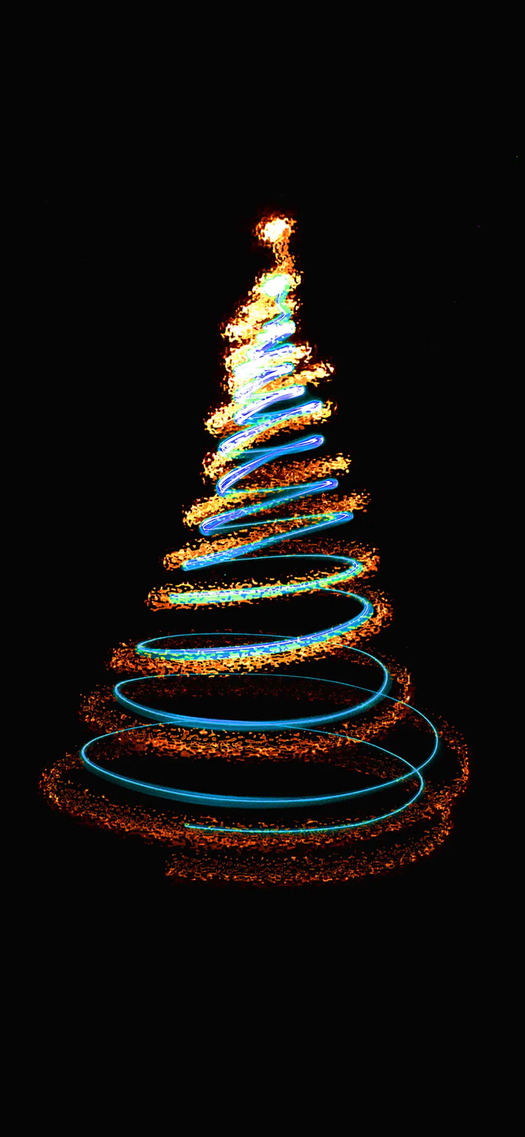 黑色背景简约绚丽壁纸-锐景创意 - Screenshot 1