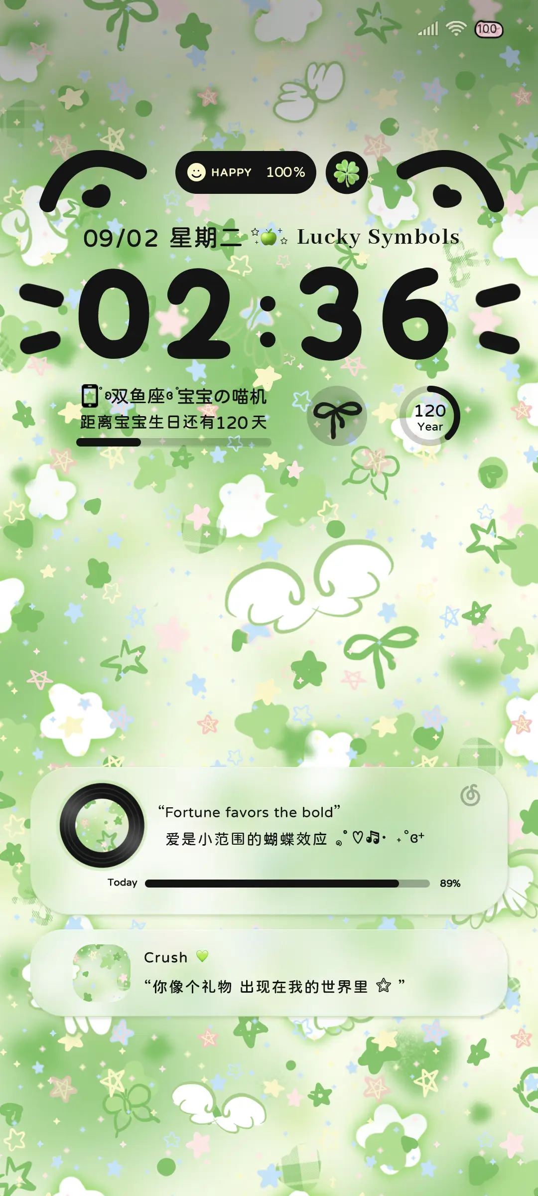 ins幸运星四叶草