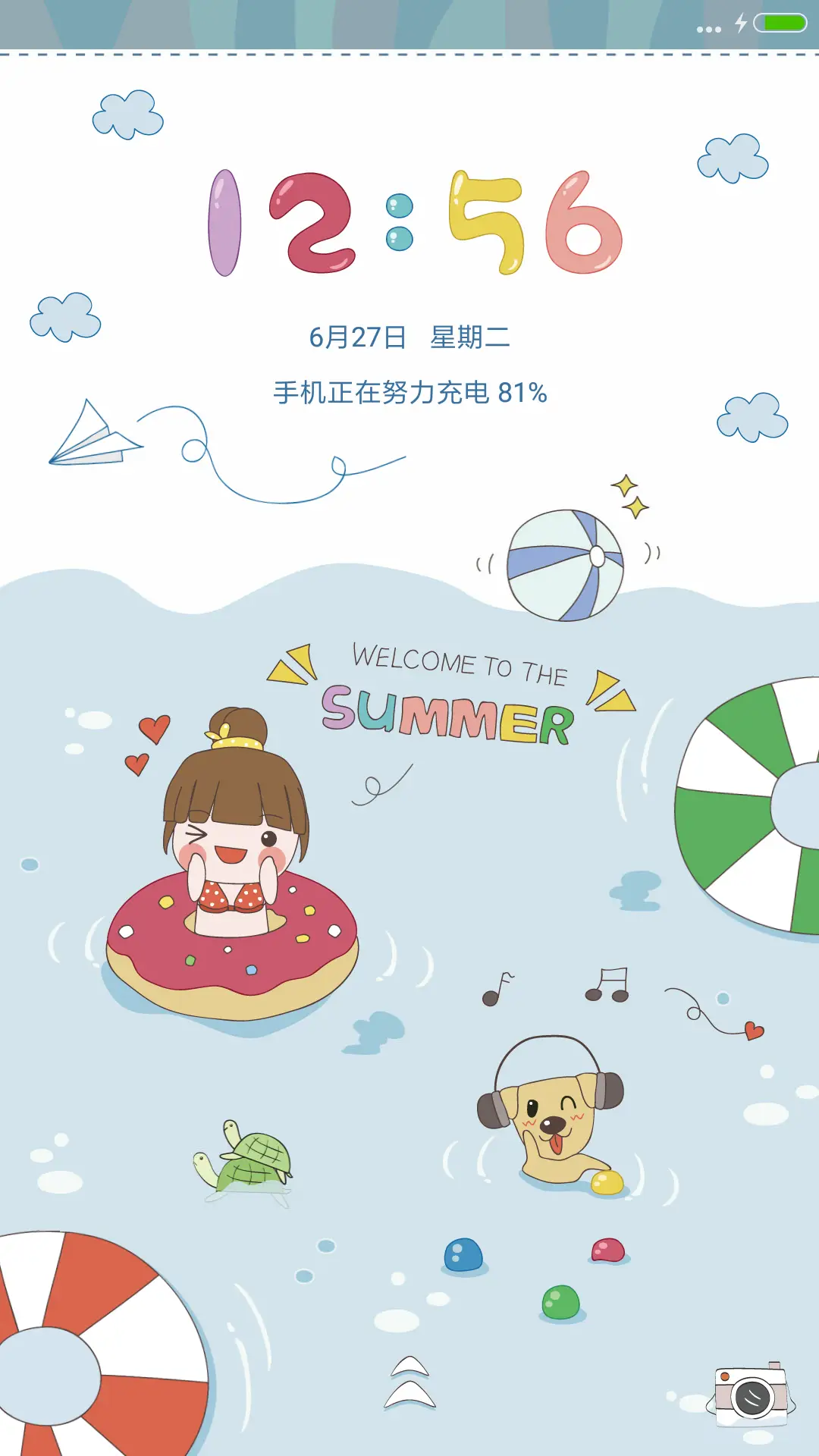 夏日泳池