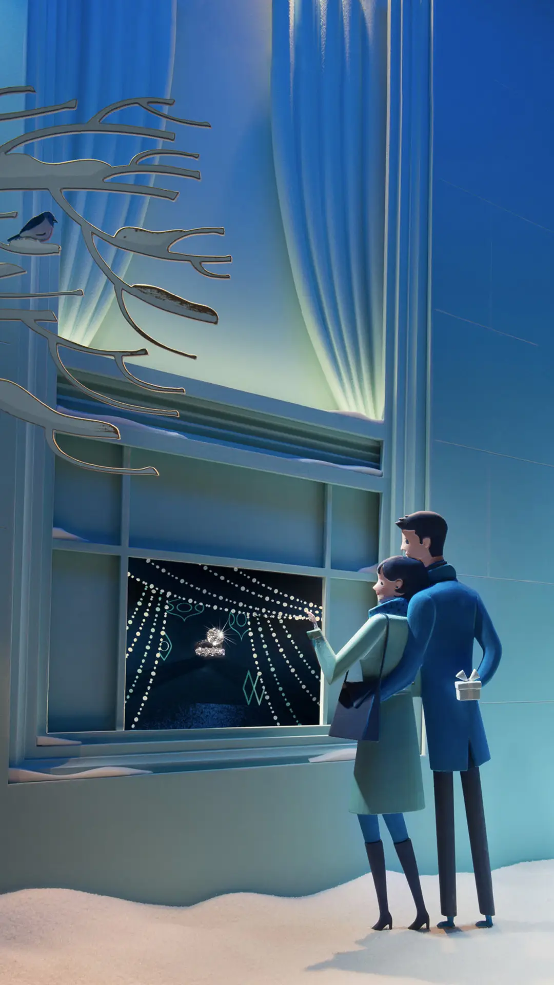 橱窗也是求婚圣地！