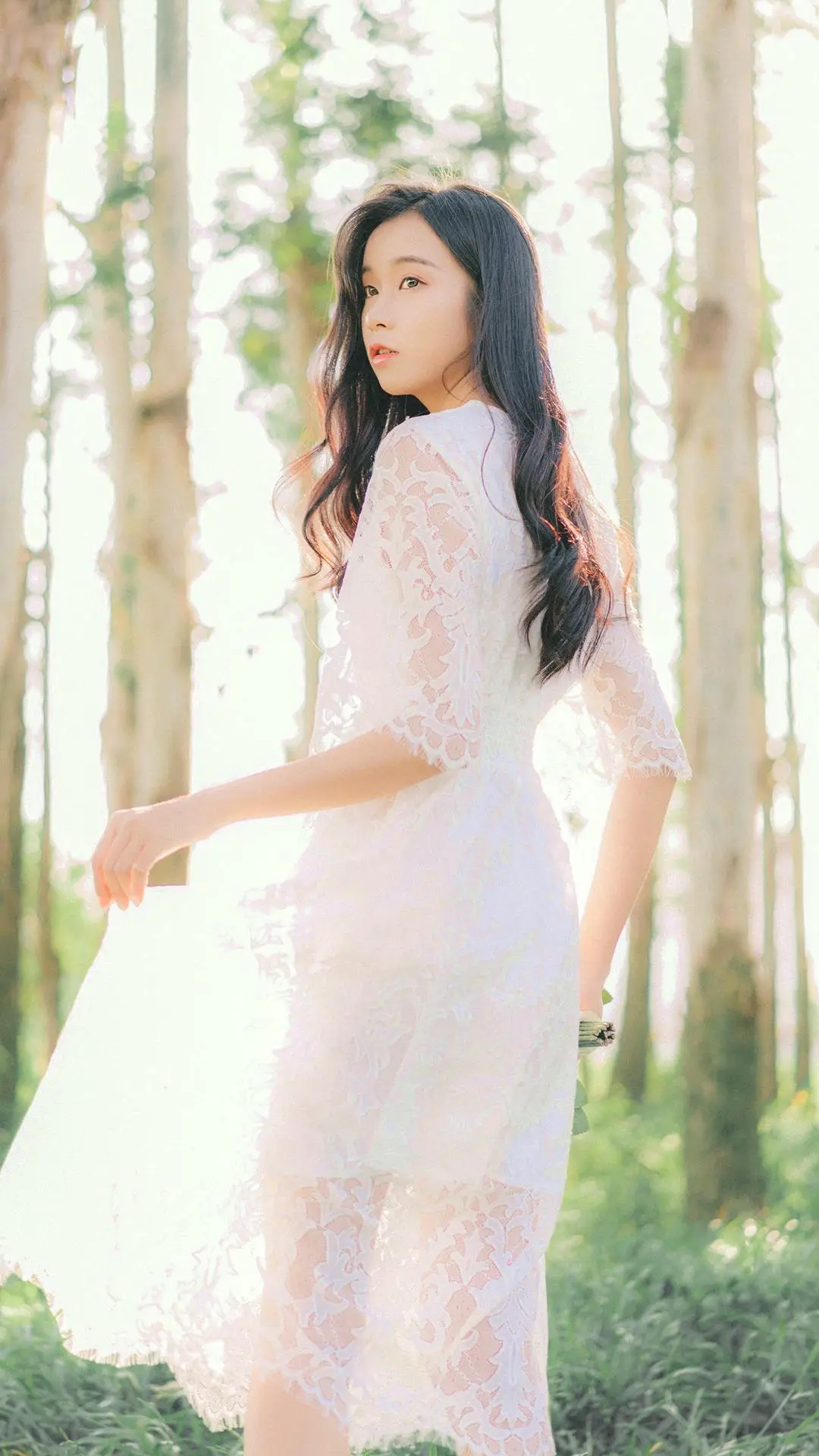 解锁仙气十足的白裙