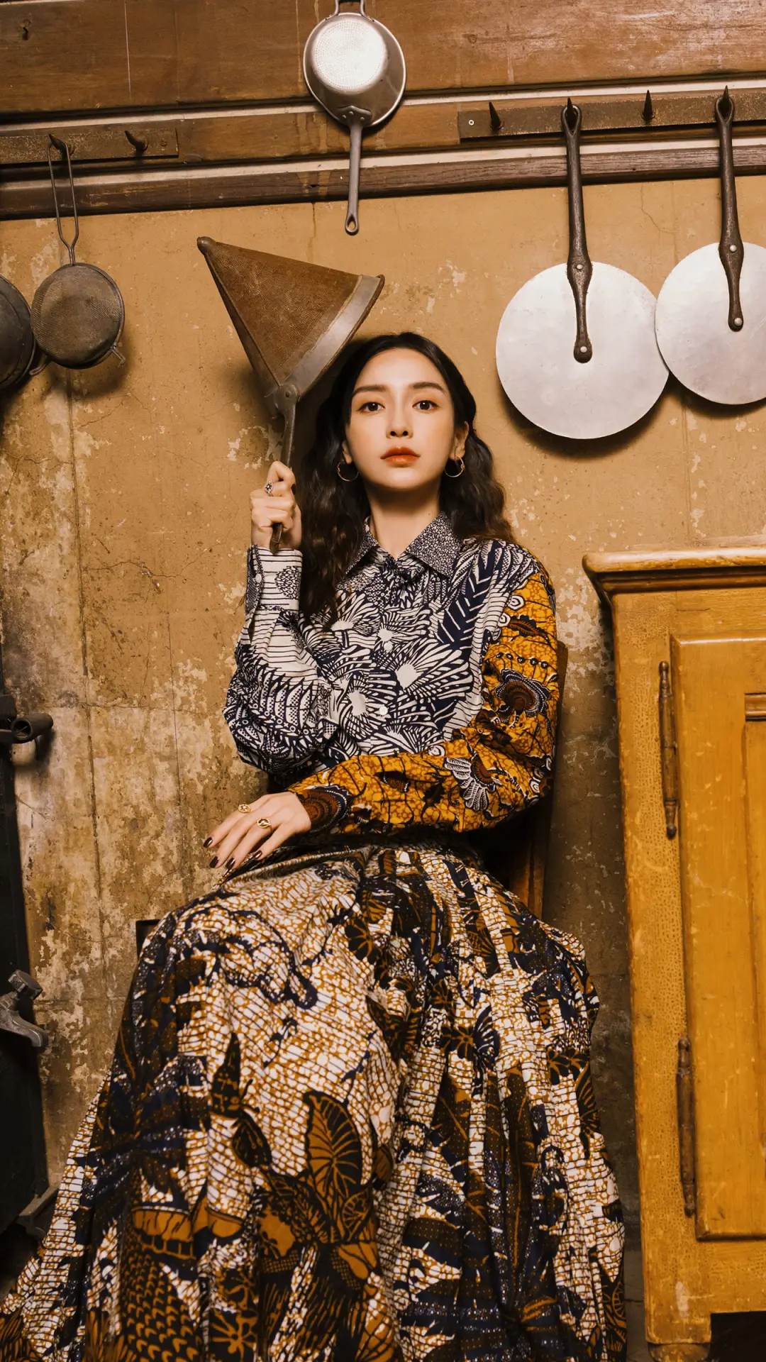 杨颖 古堡文艺复古风