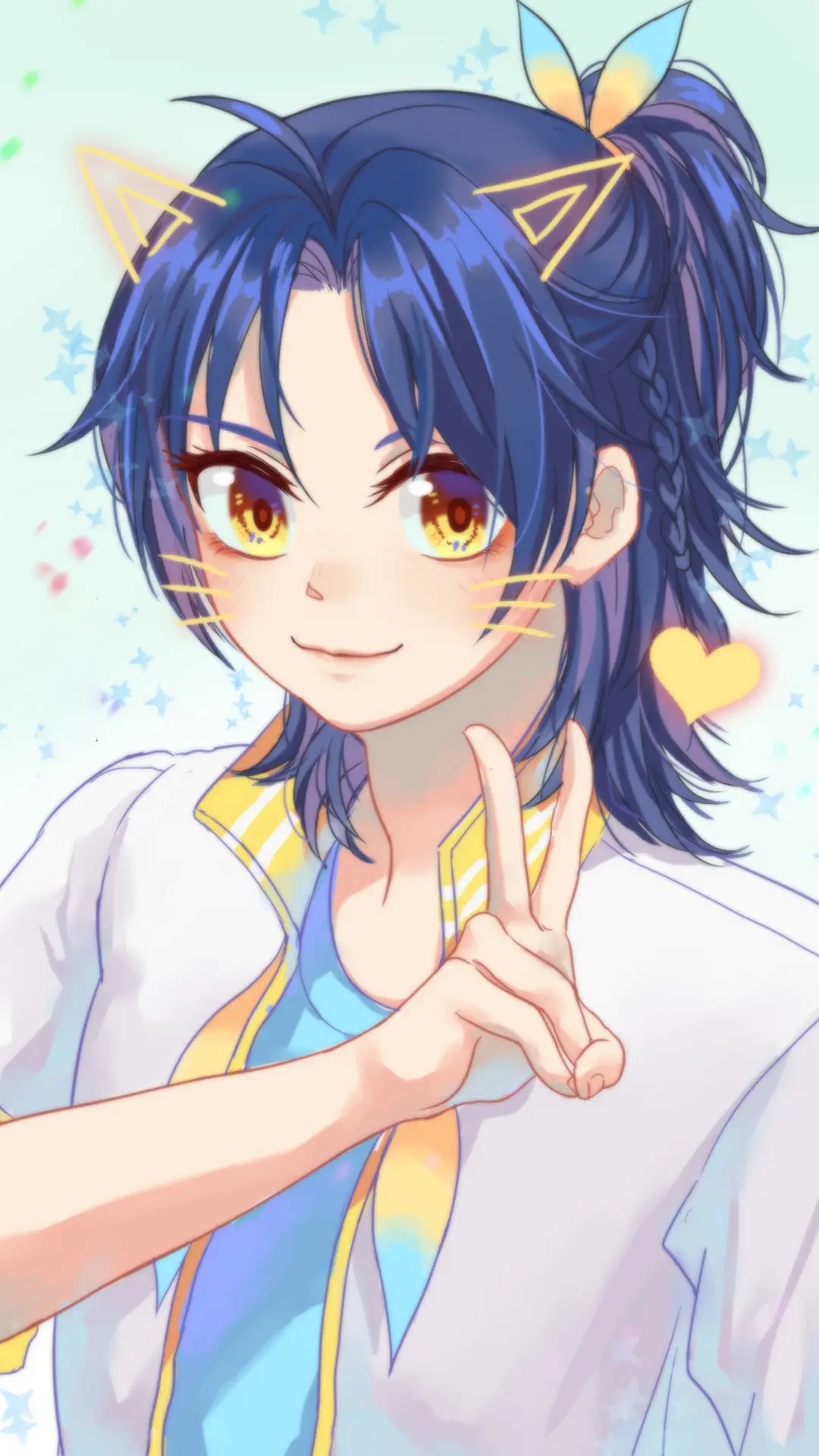 动漫少女的发型