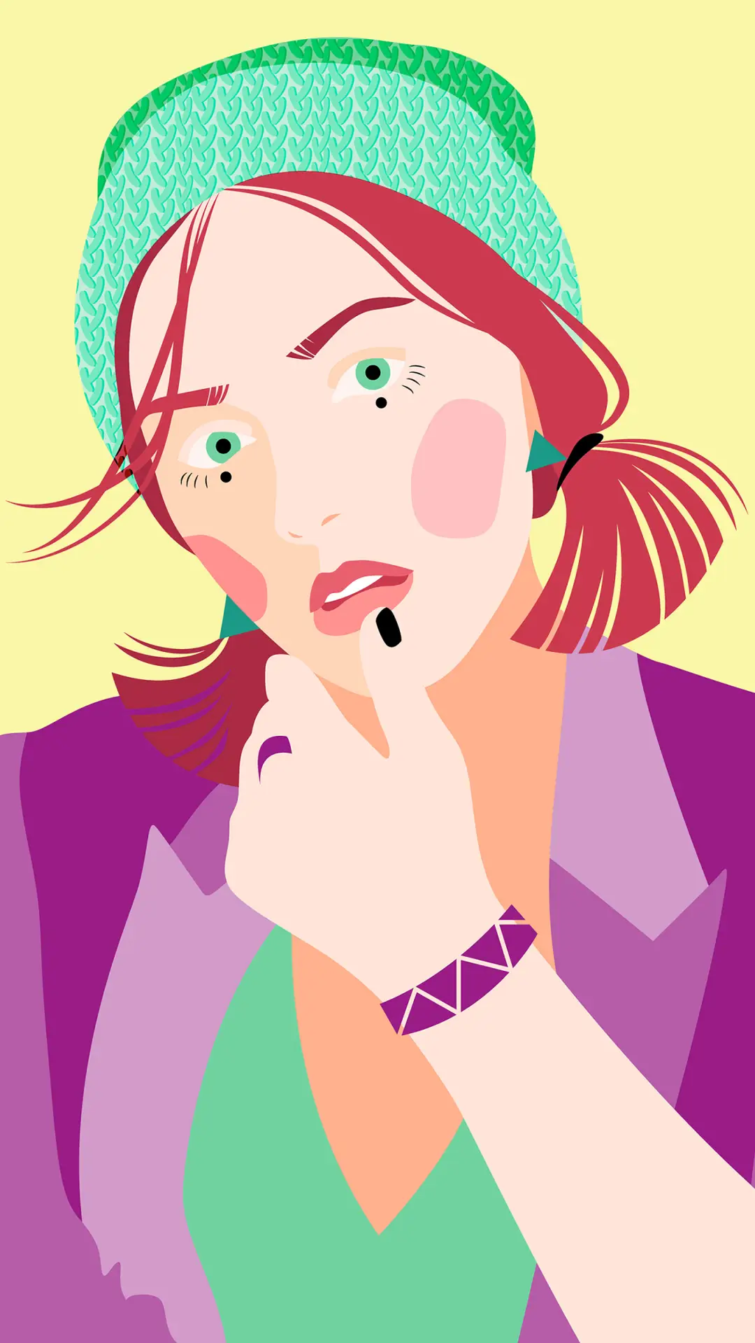 简约插画-拍信图库