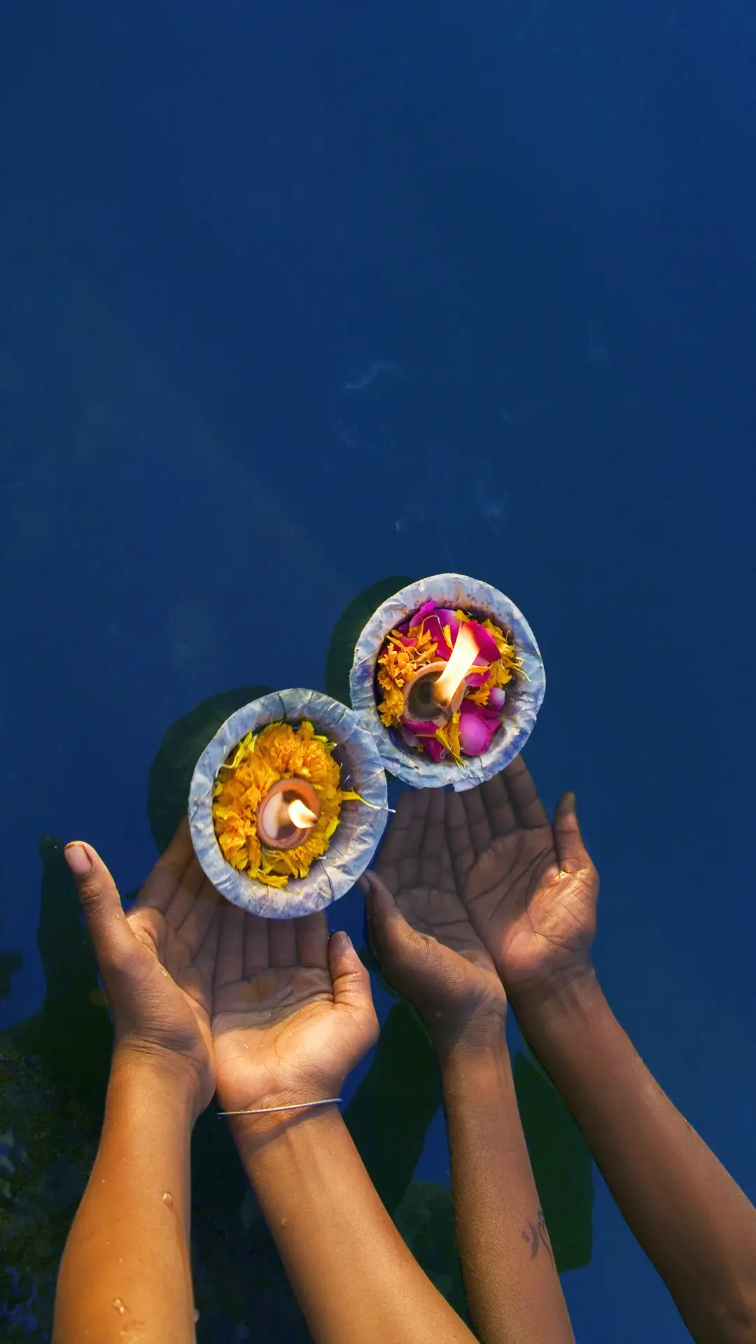 India-Flower Candles