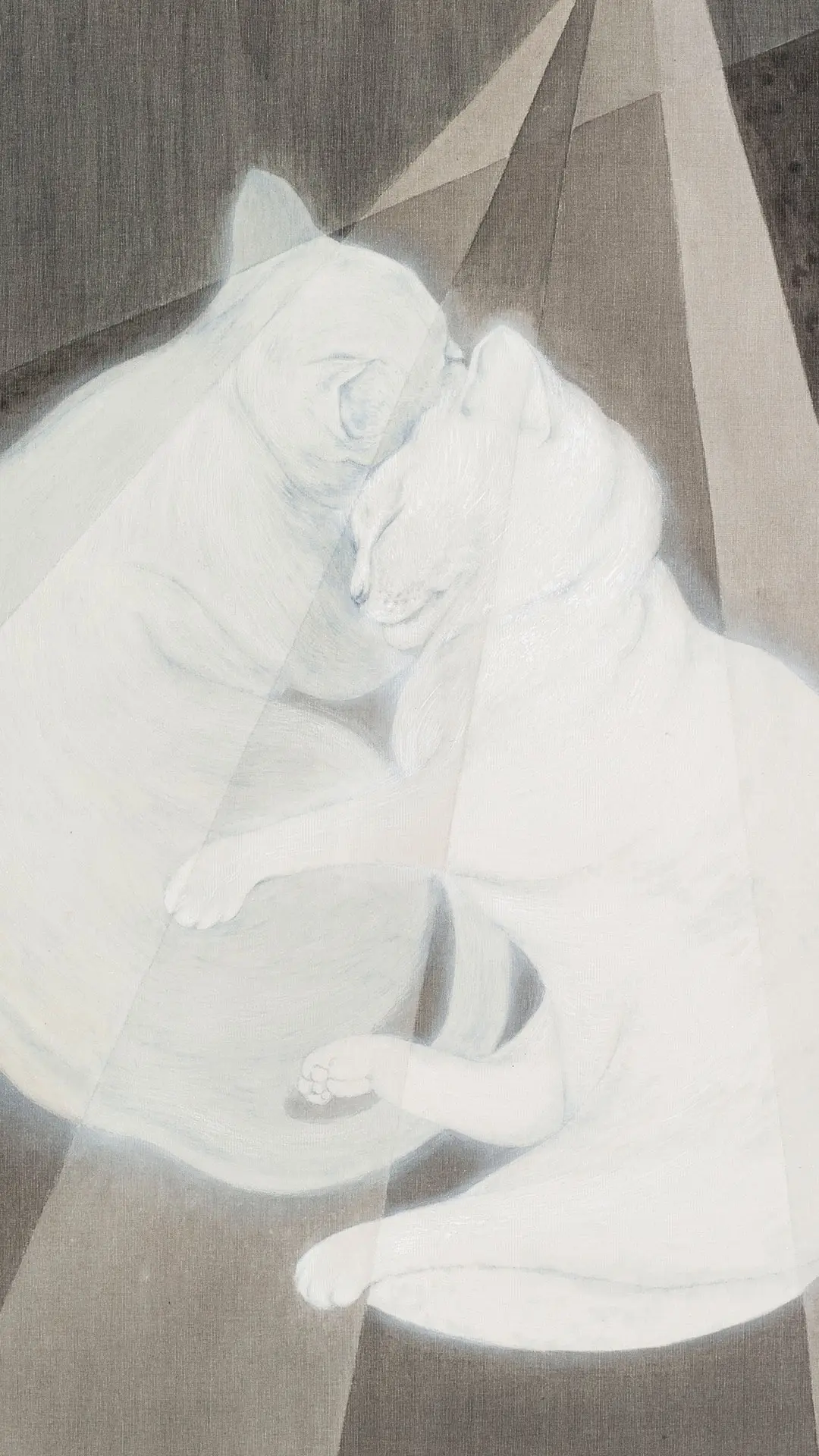 画家与喵星人的相处